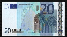 GERMANIA BANCONOTA 20 EURO "X"