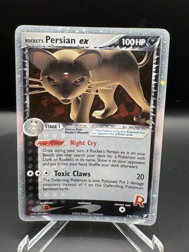 Pokemon card rocket persian - pokemon,
