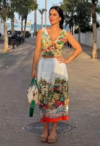 Zara gonna midi strati - midi,