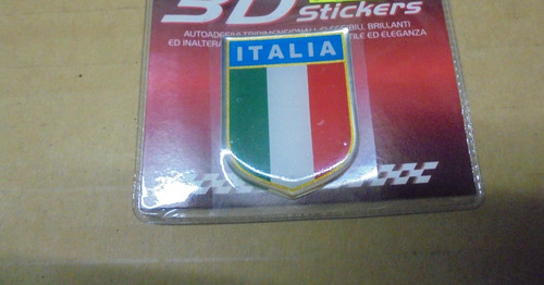 Adesivo stickers italia - stickers, 3d