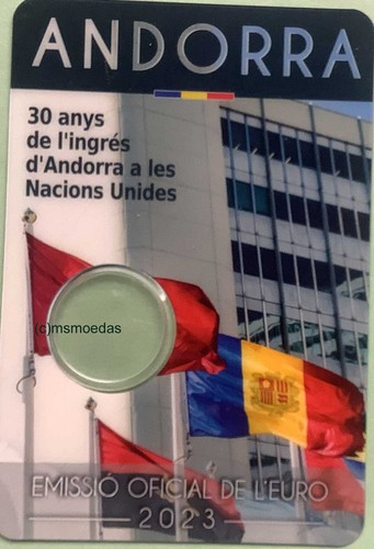 Andorra euro coin card - 2,