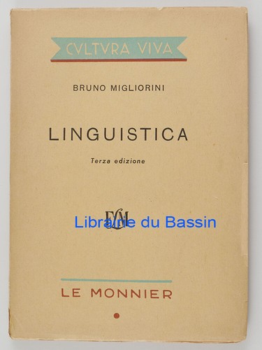 Linguistica bruno migliorini - linguistica,