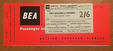 BEA biglietto aereo volo  -