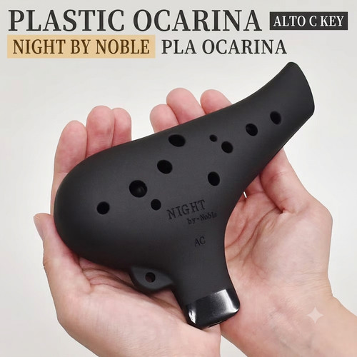 Night noble plastic ocarina - by,