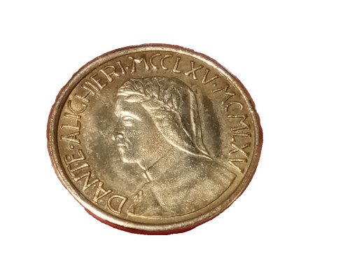 Gettone medaglia dante - medaglia,