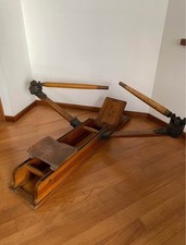 Vogatore legno antico Persenico Italia anni 50 giunti ghisa canottieri epoca 900