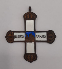 Croce medaglia Quarta Armata, modello Fassino di ottima fattura WWI. Molto rara 