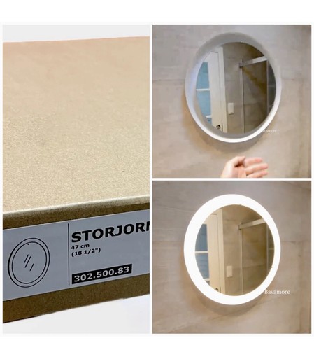 Specchio bagno led - , rotondo