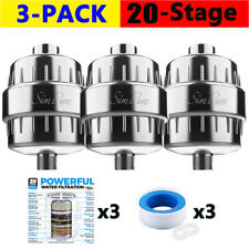 Filtro acqua doccia 20stadi con cartuccia sostituibile rimuovi fluoro cloro -3P