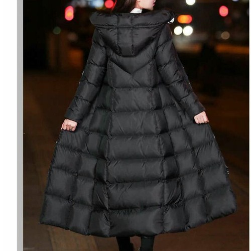 Donna lungo piumino giacca con - donna,