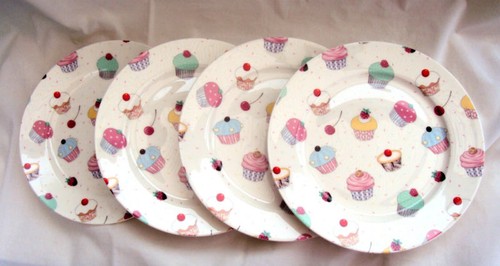 Fairy cupcakes piatti set 4 - set, di
