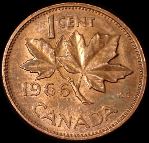 Canada centesimo 1966 - canada,