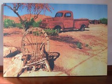 Quadro moderno stampa su tela route 66