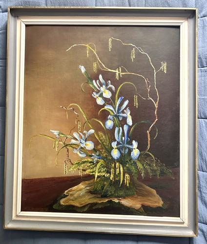 Dipinto olio natura morta