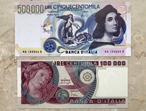 500000 1x 100000 lire - 1x,