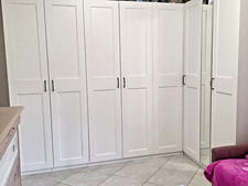 Armadio Componibile angolare completo di accessori interni