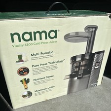Nama Vitality 5800 Spremiagrumi Slow Press Grigio a Freddo - Spina EU