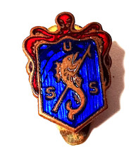 UNIONE SPORTIVA SESTRI PONENTE GENOVA 60s italy distintivo badge pin smaltata