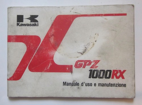 Kawasaki gpz 1000 manuale - gpz, rx