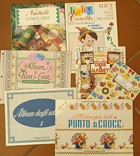 Schemi punto croce, album riviste  ricamo
