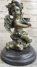 Scultura Di Angelo Bambino In
