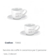 Trend set tazze caffe - set,
