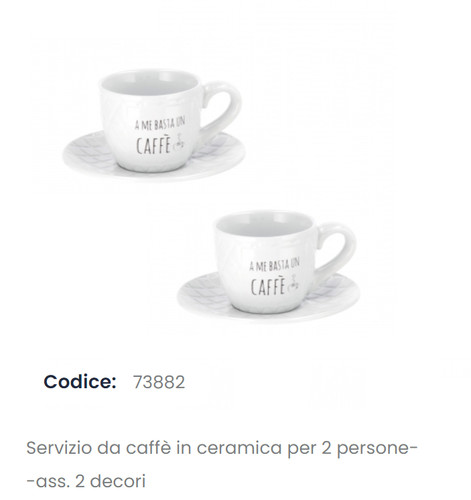 Trend set tazze caffe - set, caffe'
