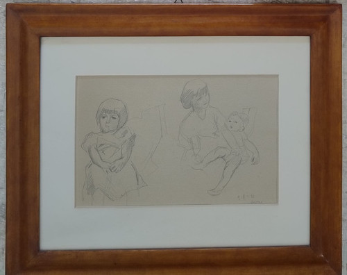 Aldo carpi disegno originale - disegno, a