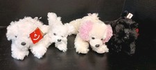 Lotto di 4 peluche cane