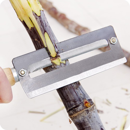 Coltello sbucciatore canna - coltello,