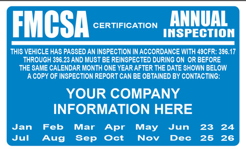 Fmcsa dot etichette ispezioni - fmcsa,