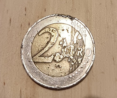 Rarissima moneta euro con - 2,