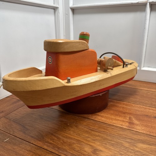 Wood tugboat con - wood,