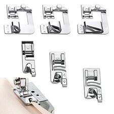 Cimown 3 Piedino Per Orlo Arrotolato,3 Piedino Orlatore Universale,4/8 '' 6/8 