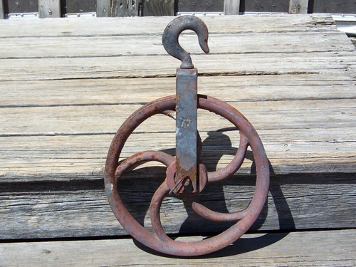 Puleggia corda pompa manuale