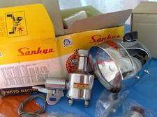 Set dinamo luce bicicletta vintage NOS Sankyo per Raleigh Chopper Schwinn Peugeot