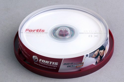 Discos dvd fortis - dvd+r,