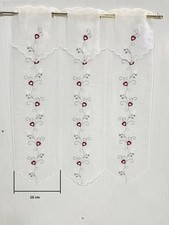 Tendina a vetro bianca per