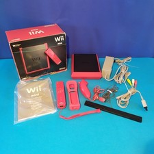 Console Wii Mini completa di scatola originale controller nunchuck cavi sensore