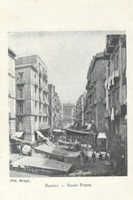 NAPOLI BASSO PORTO Foto antica
