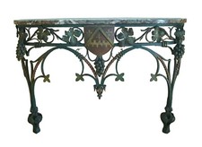 Tavolo consolle neogotico - , in