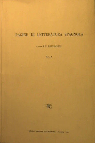 Pagine letteratura spagnola - pagine,