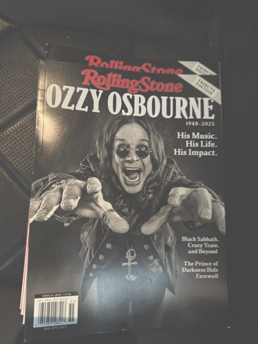 Ozzy osbourne rolling stone - rolling,