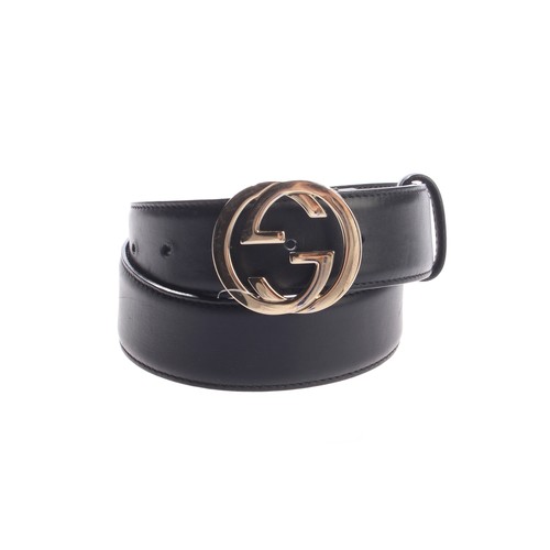Cintura gucci nera ottima - cintura, 70