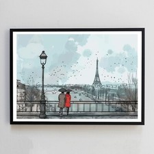 Coppia Parigi romantico
