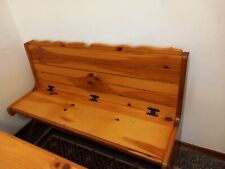 Panca in legno di pino massiccio, stile rustico