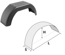 PARAFANGO PER RUOTA CARRELLO - 3 MODELLI - NAUTICA BARCA GOMMONE