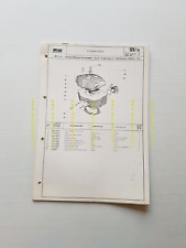 Simonini MOTORE Mustang 125 1978 catalogo ricambi originale spare parts list