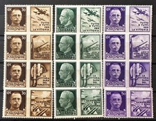 1929-42 Regno propaganda di guerra MNH