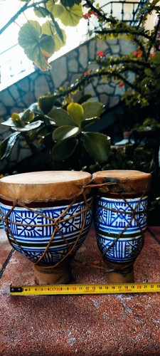 Coppia tamburi africani - coppia,